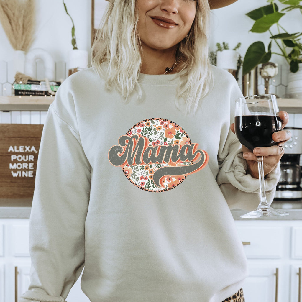 Floral Mama Sweatshirt - Trendznmore
