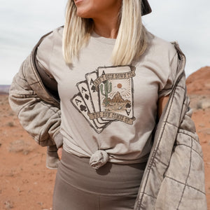 Aint Going Down Until the Sun Comes Up Aces Country Western T-Shirt - Trendznmore