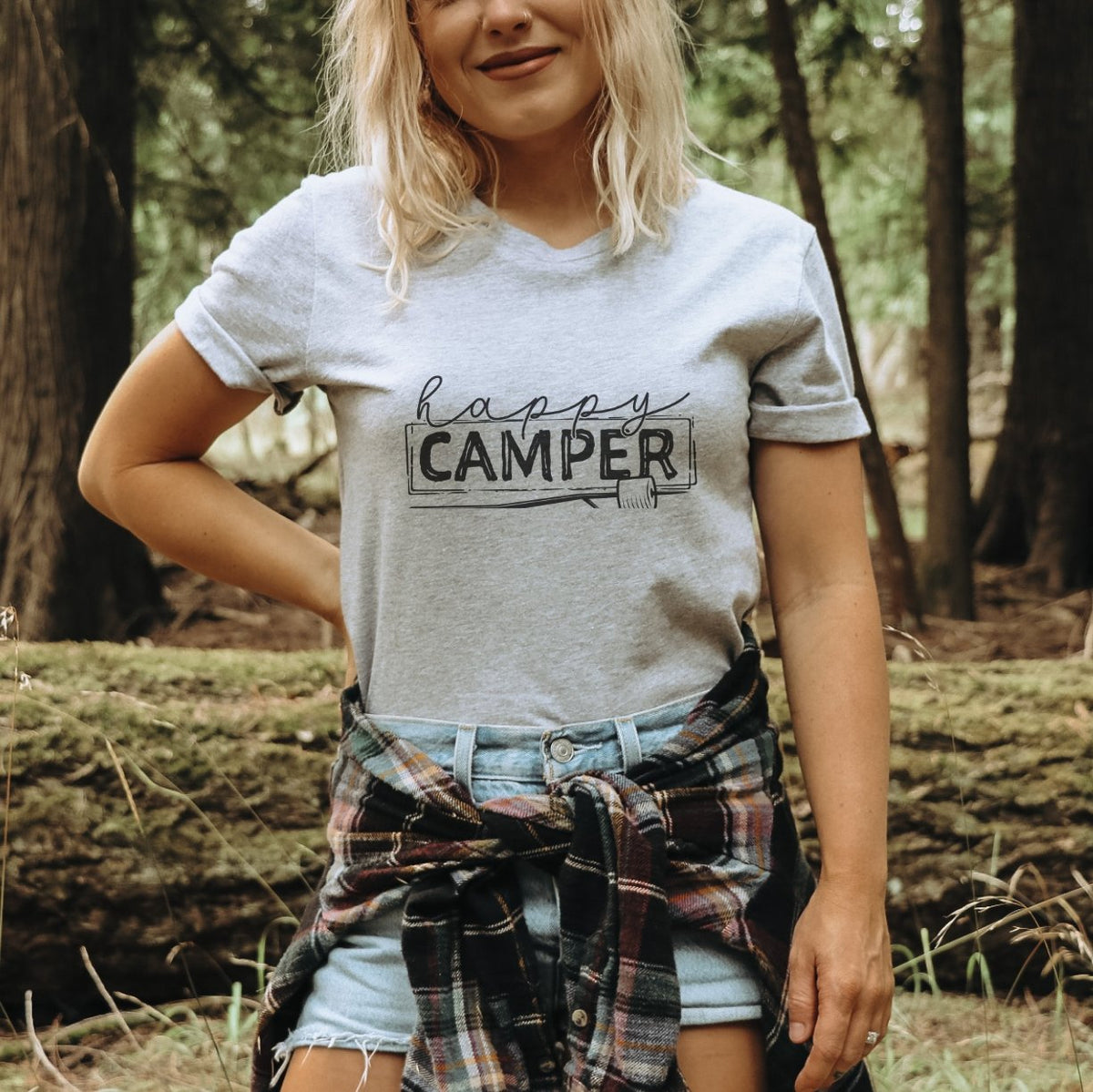 Happy Camper T-Shirt – Trendznmore | Sport-T-Shirts