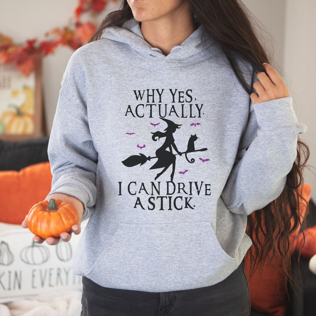 I Can Drive a Stick Halloween Hoodie - Trendznmore