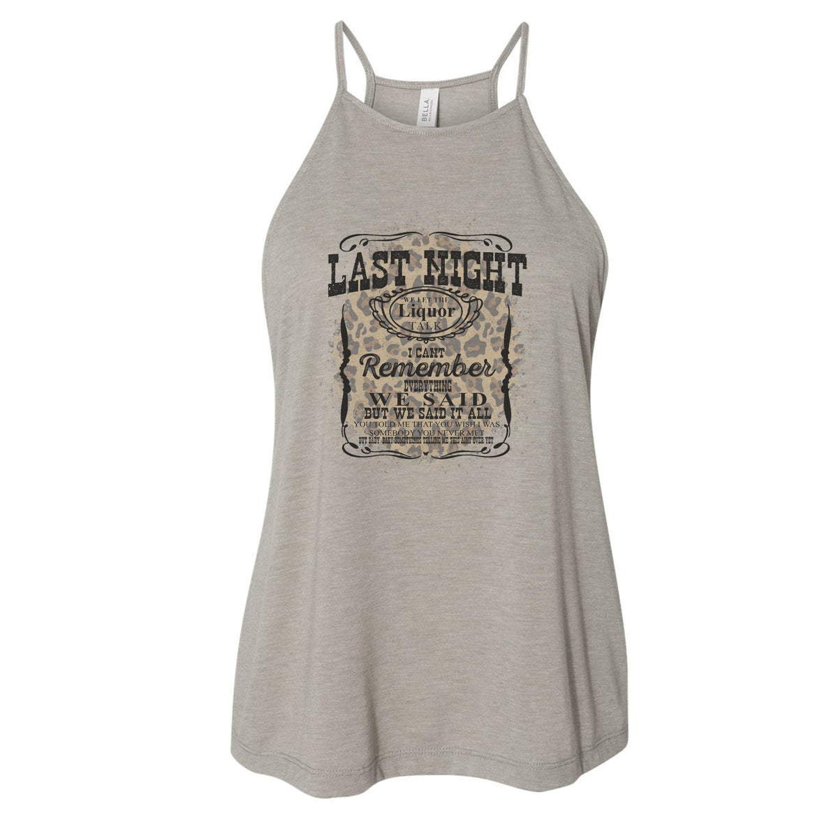 DON'T LET YESTERDAY TAKE UP TOO MUCH OF TODAY.' Women's Flowy Tank Top