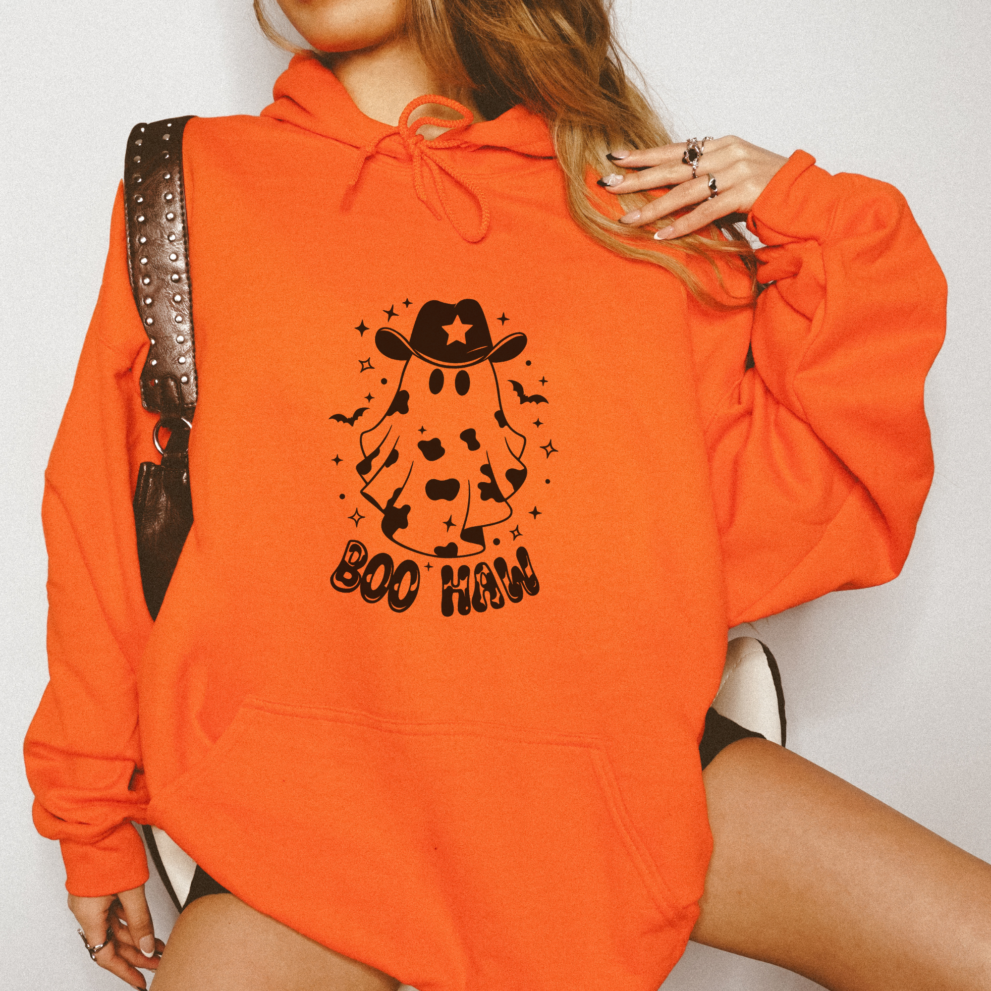 Boo Haw Halloween Graphic Hoodie