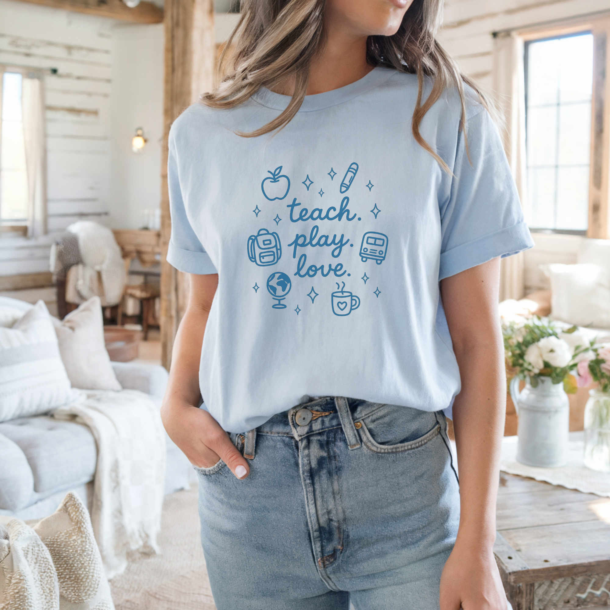 Teach. Play. Love. Graphic T-Shirt