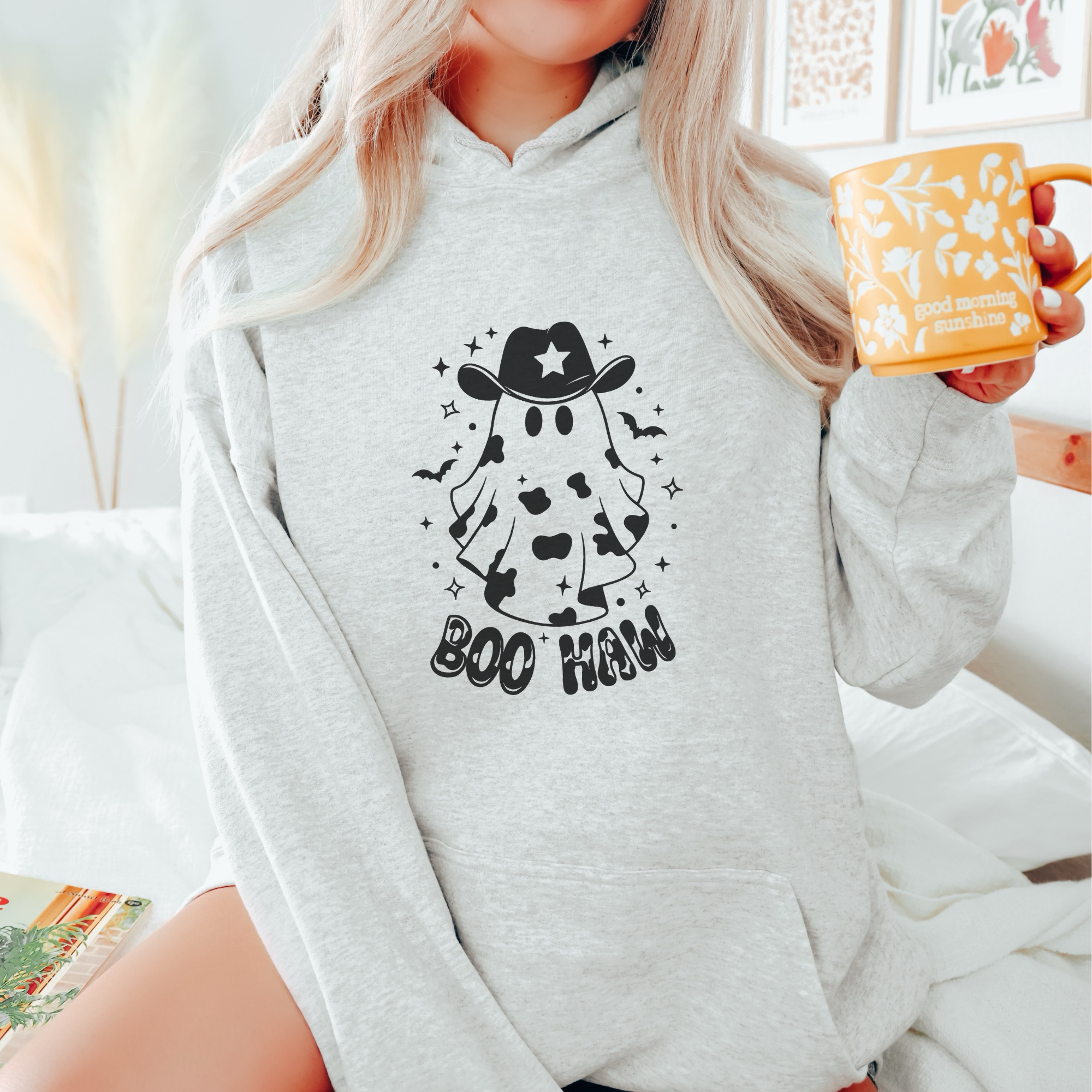 Boo Haw Halloween Graphic Hoodie