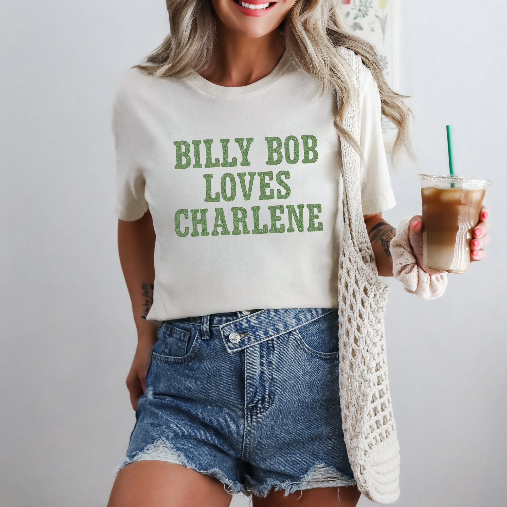 Billy Bob Loves Charlene Country Graphic Tee