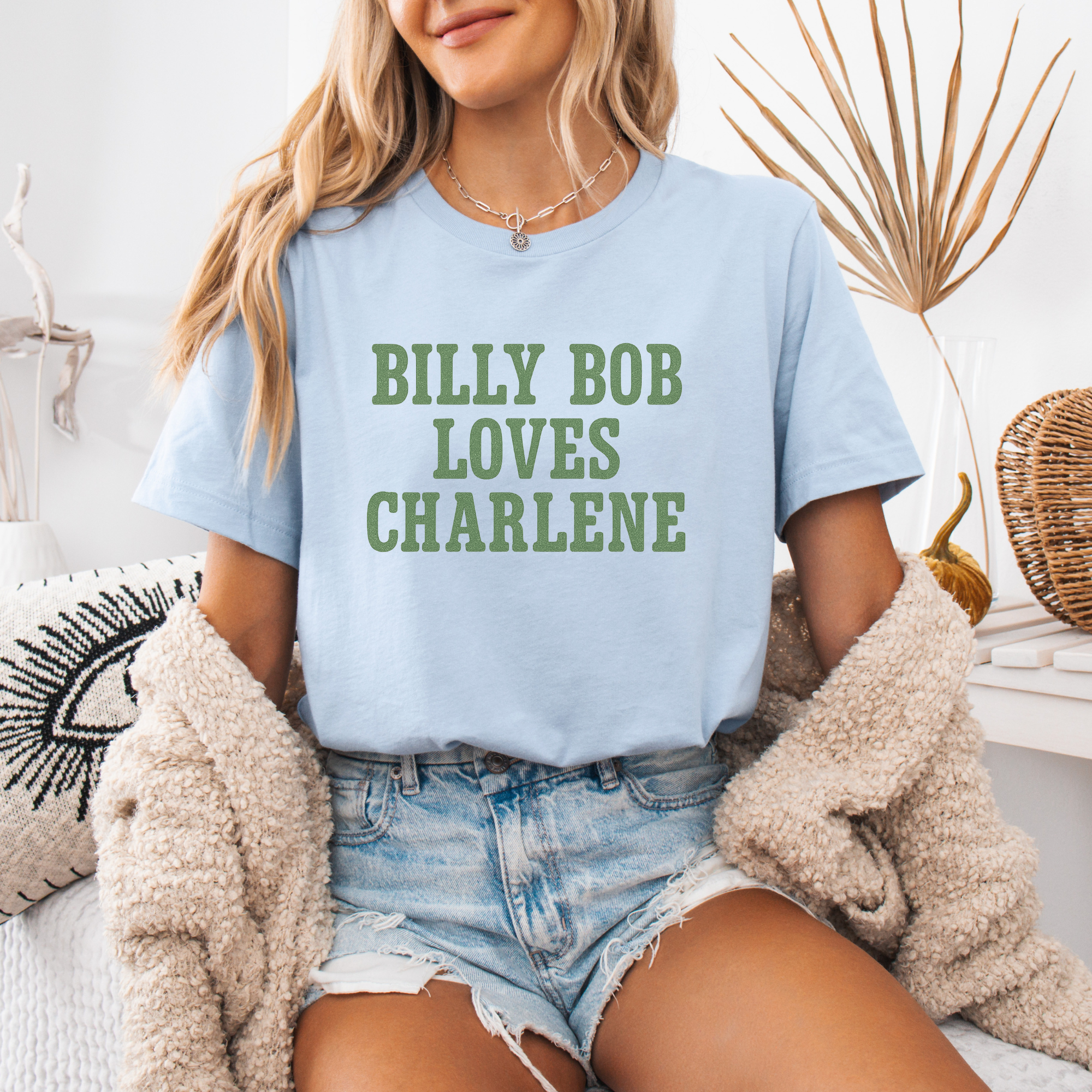 Billy Bob Loves Charlene Country Graphic Tee