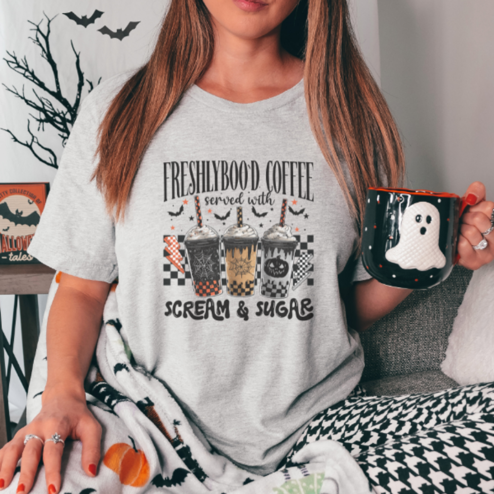 FreshlyBoo'd Coffee Halloween Women's T-Shirt