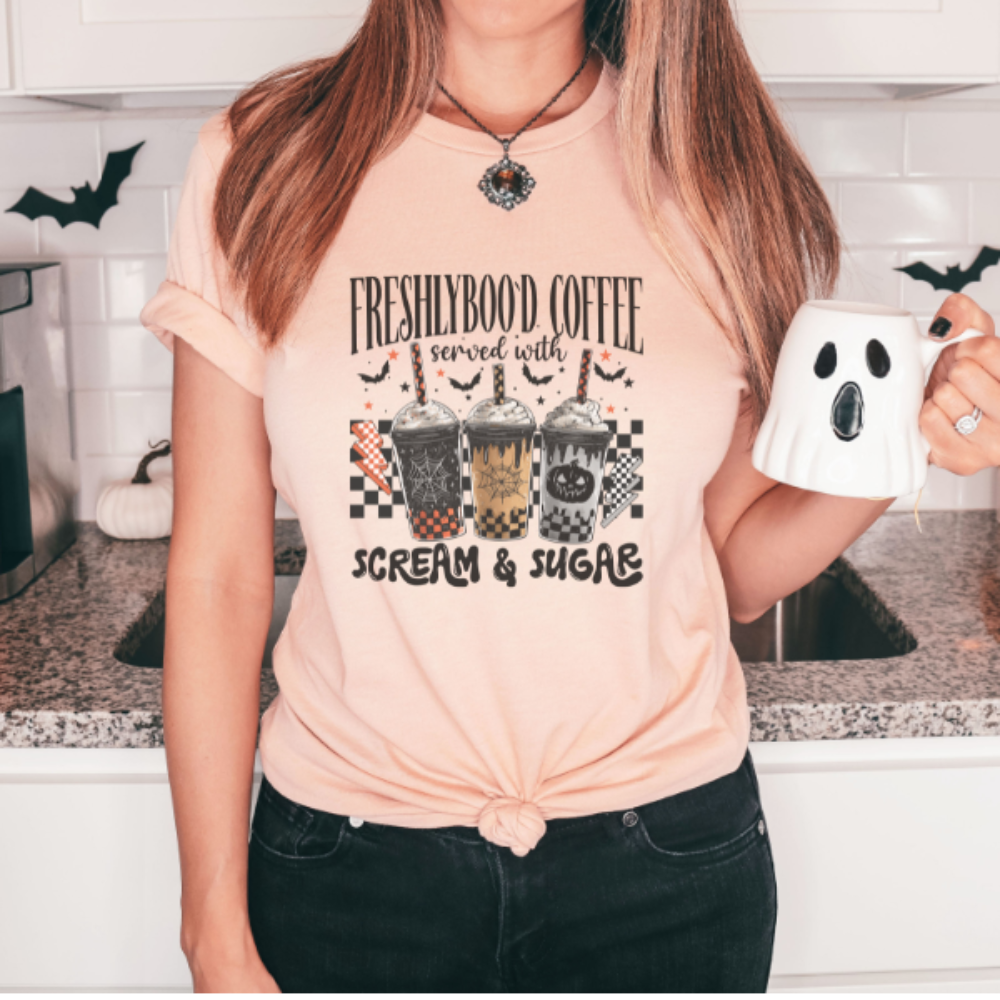 FreshlyBoo'd Coffee Halloween Women's T-Shirt