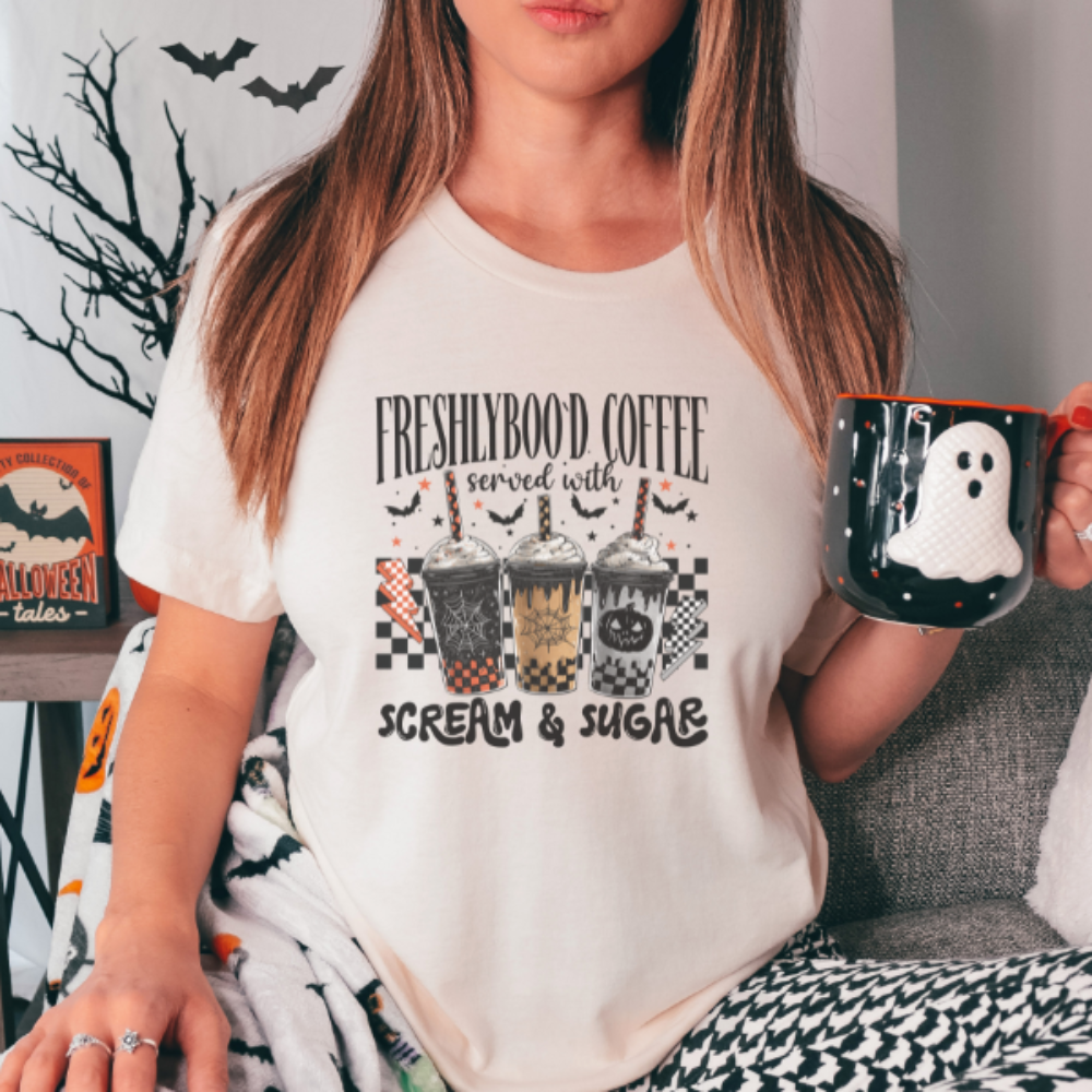 FreshlyBoo'd Coffee Halloween Women's T-Shirt