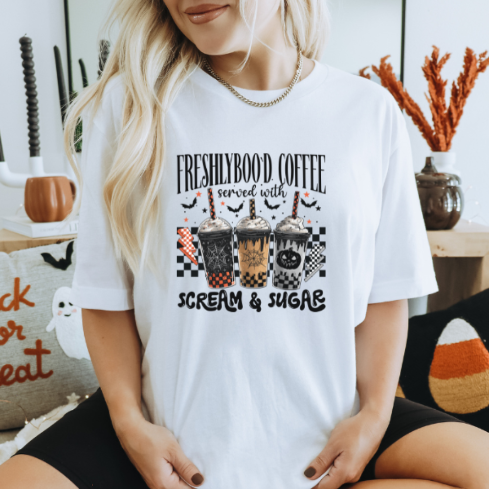 FreshlyBoo'd Coffee Halloween Women's T-Shirt