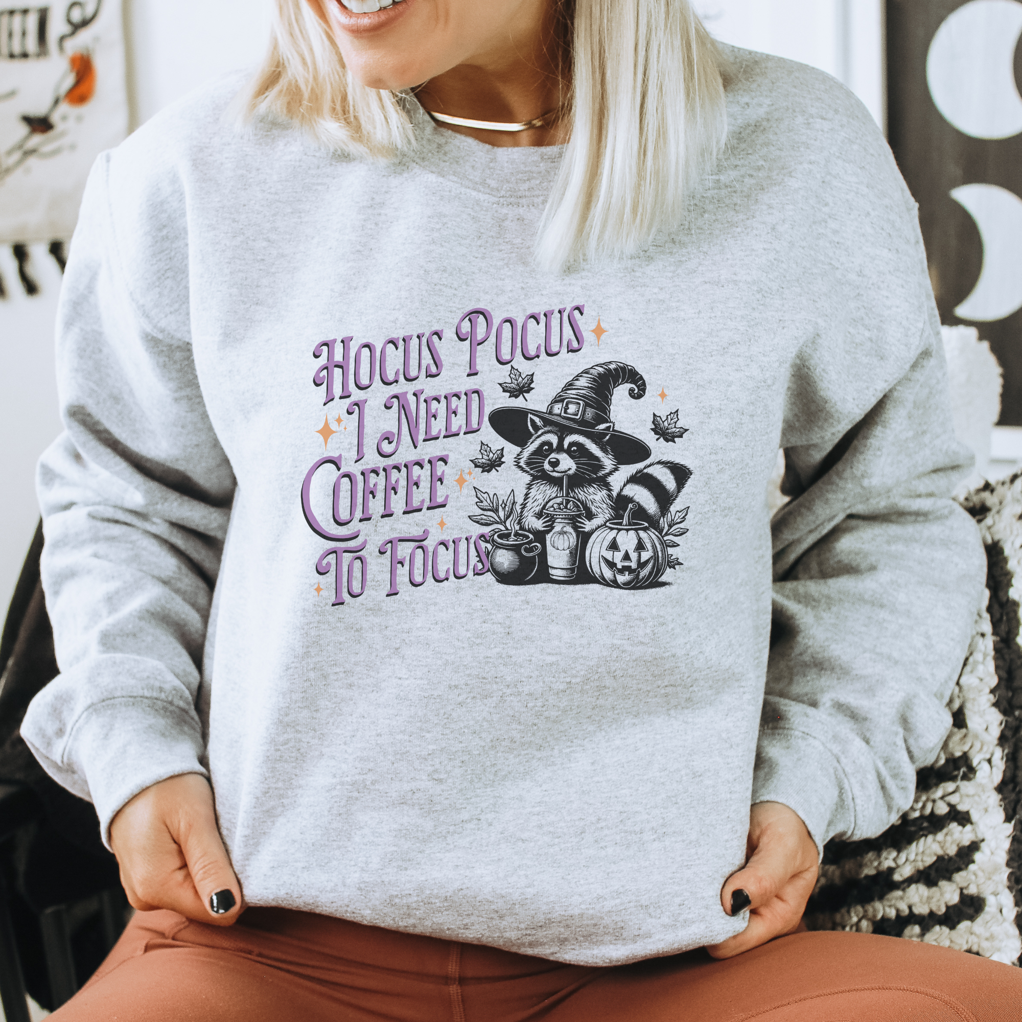 Hocus Pocus Coffee Women's Graphic Sweatshirt