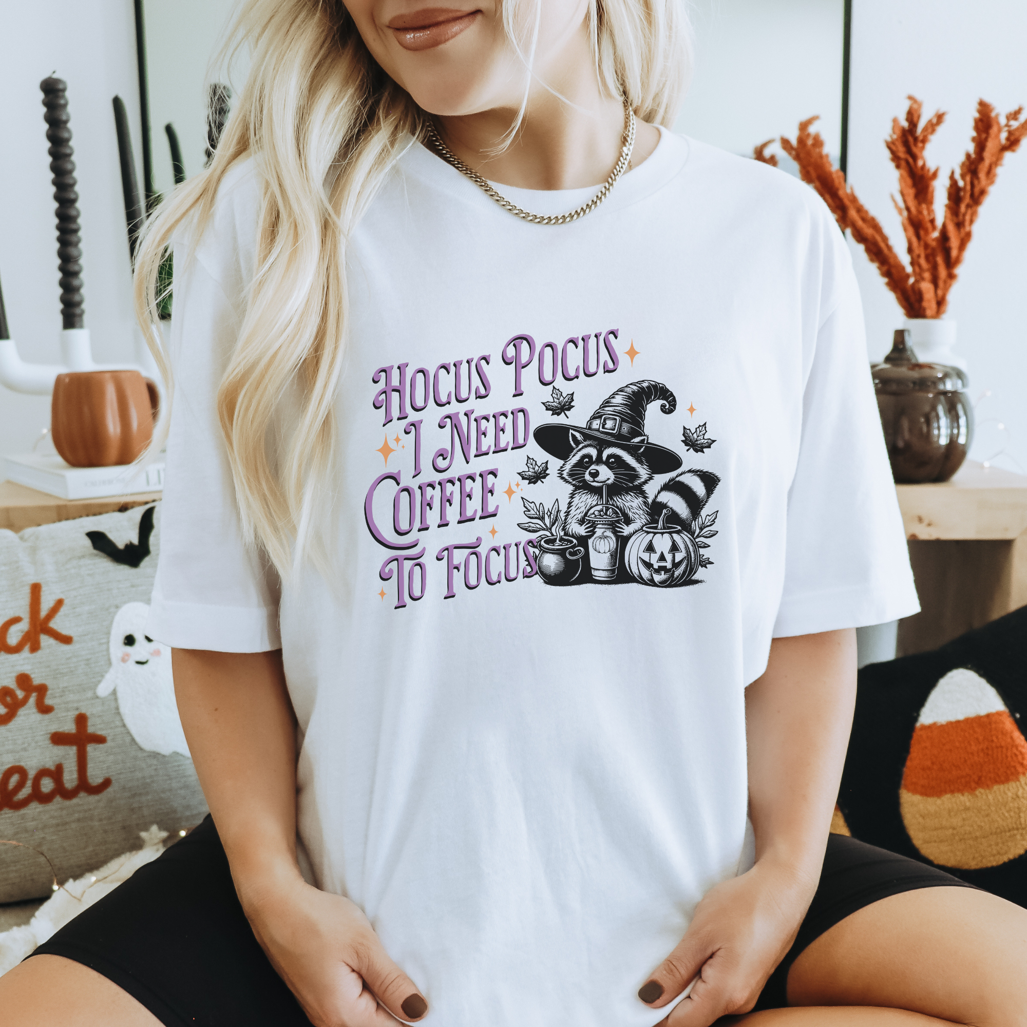 Hocus Pocus Coffee Halloween Women's T-Shirt