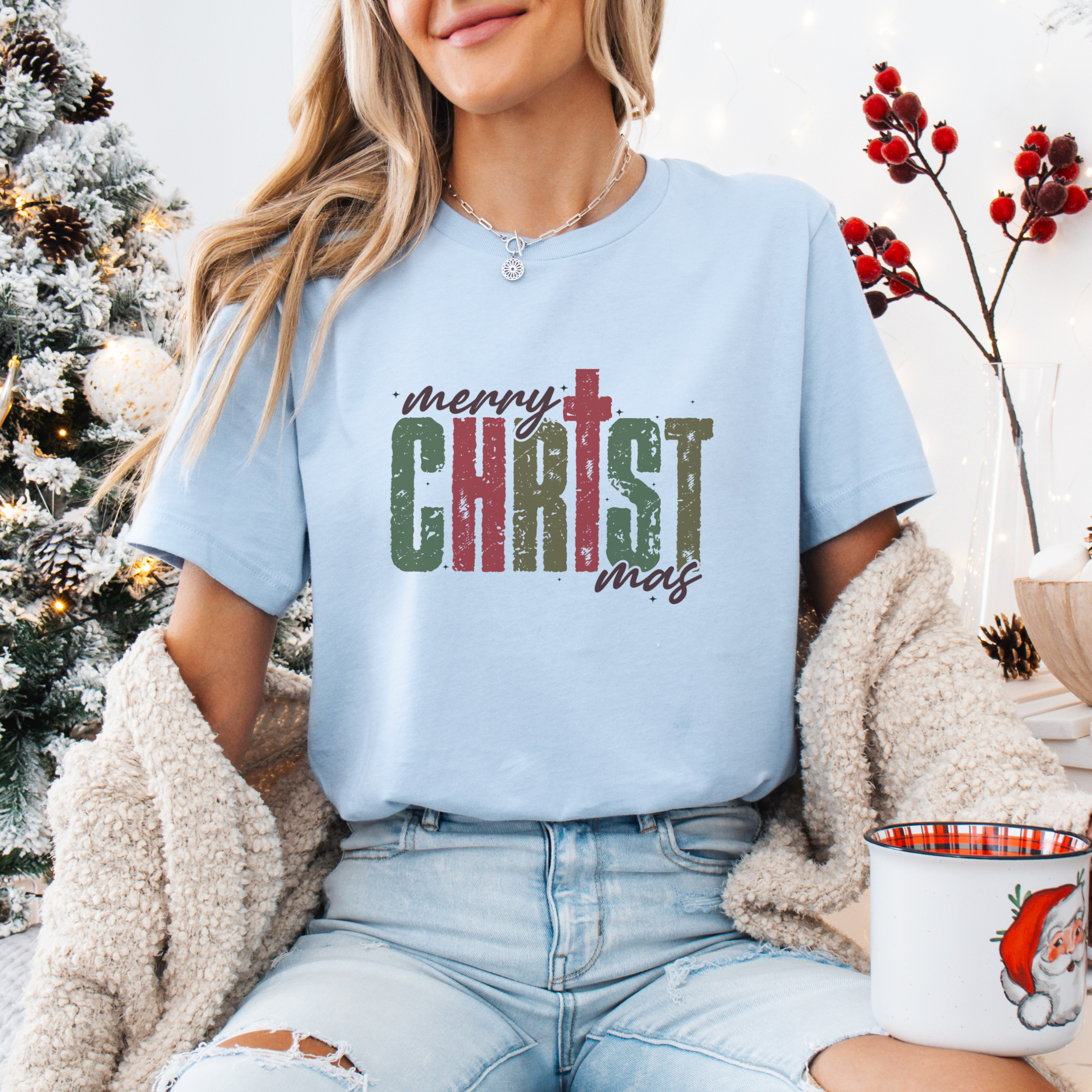 Merry Christ Christmas Women's Graphic T-Shirt