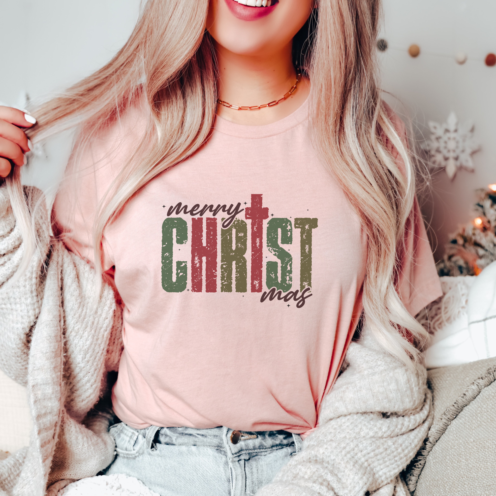 Merry Christ Christmas Women's Graphic T-Shirt