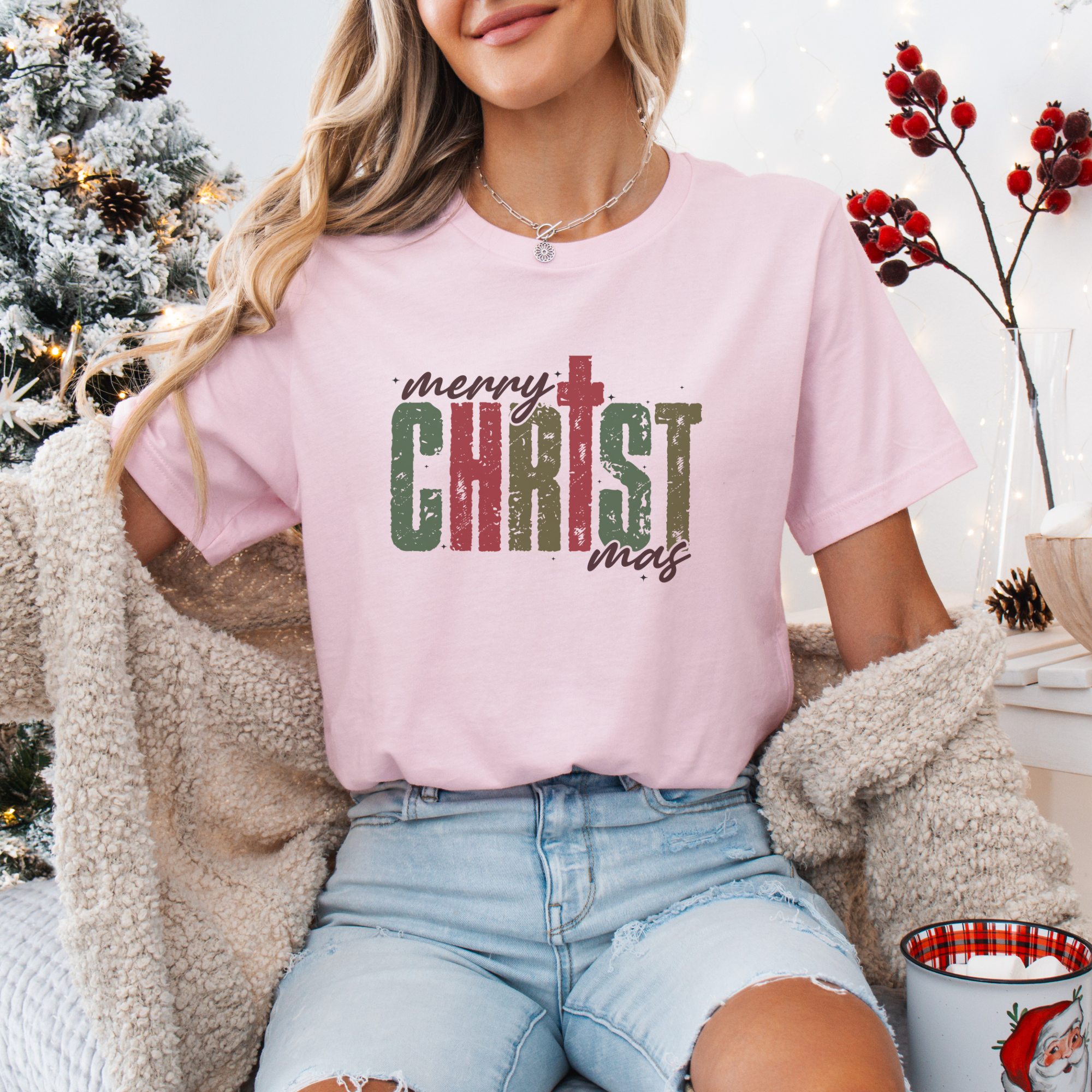Merry Christ Christmas Women's Graphic T-Shirt