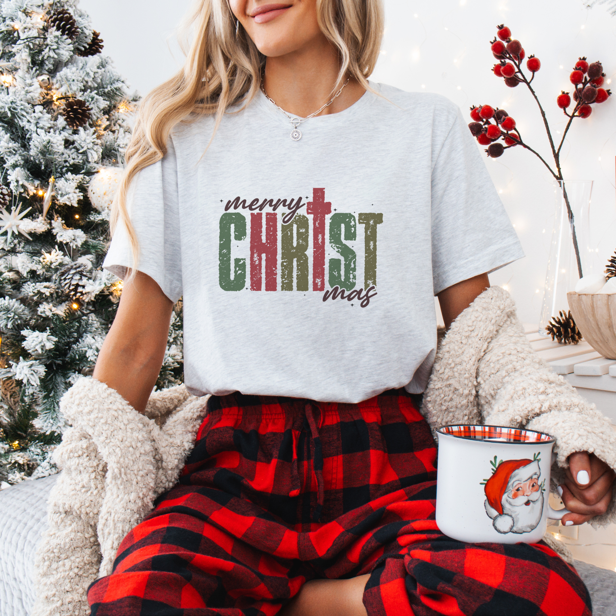 Merry Christ Christmas Women's Graphic T-Shirt