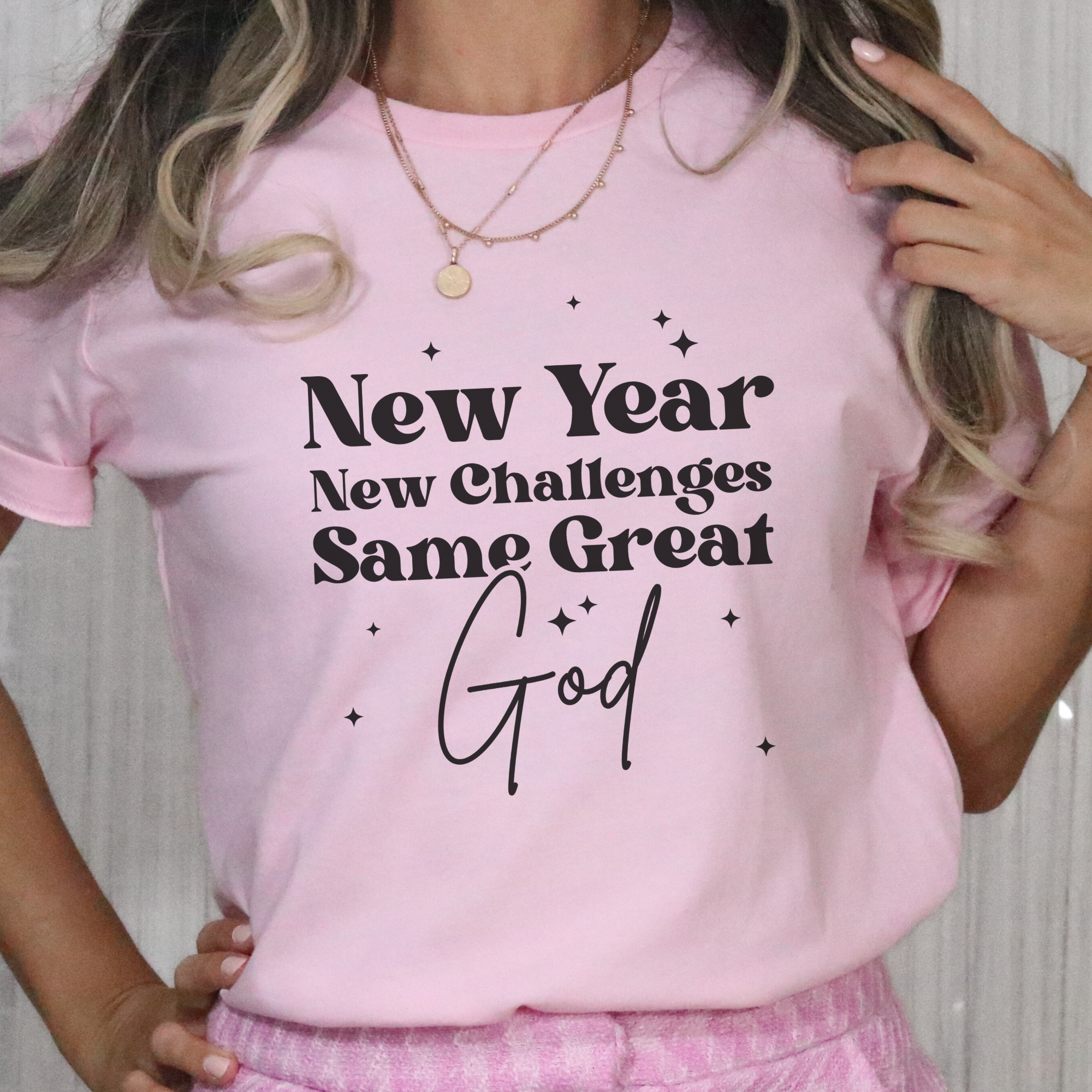 New Year New Challenges Inspirational Women's T-shirt
