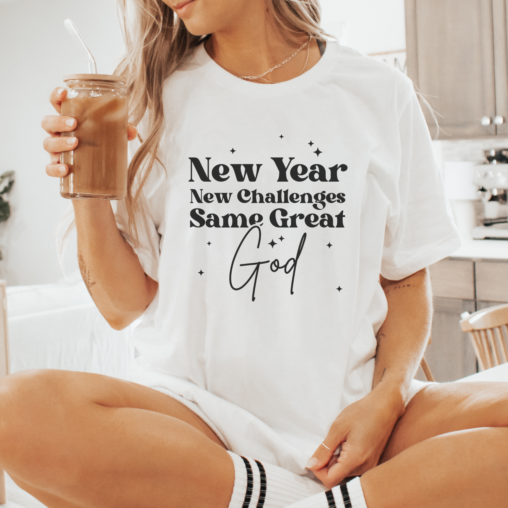 New Year New Challenges Inspirational Women's T-shirt