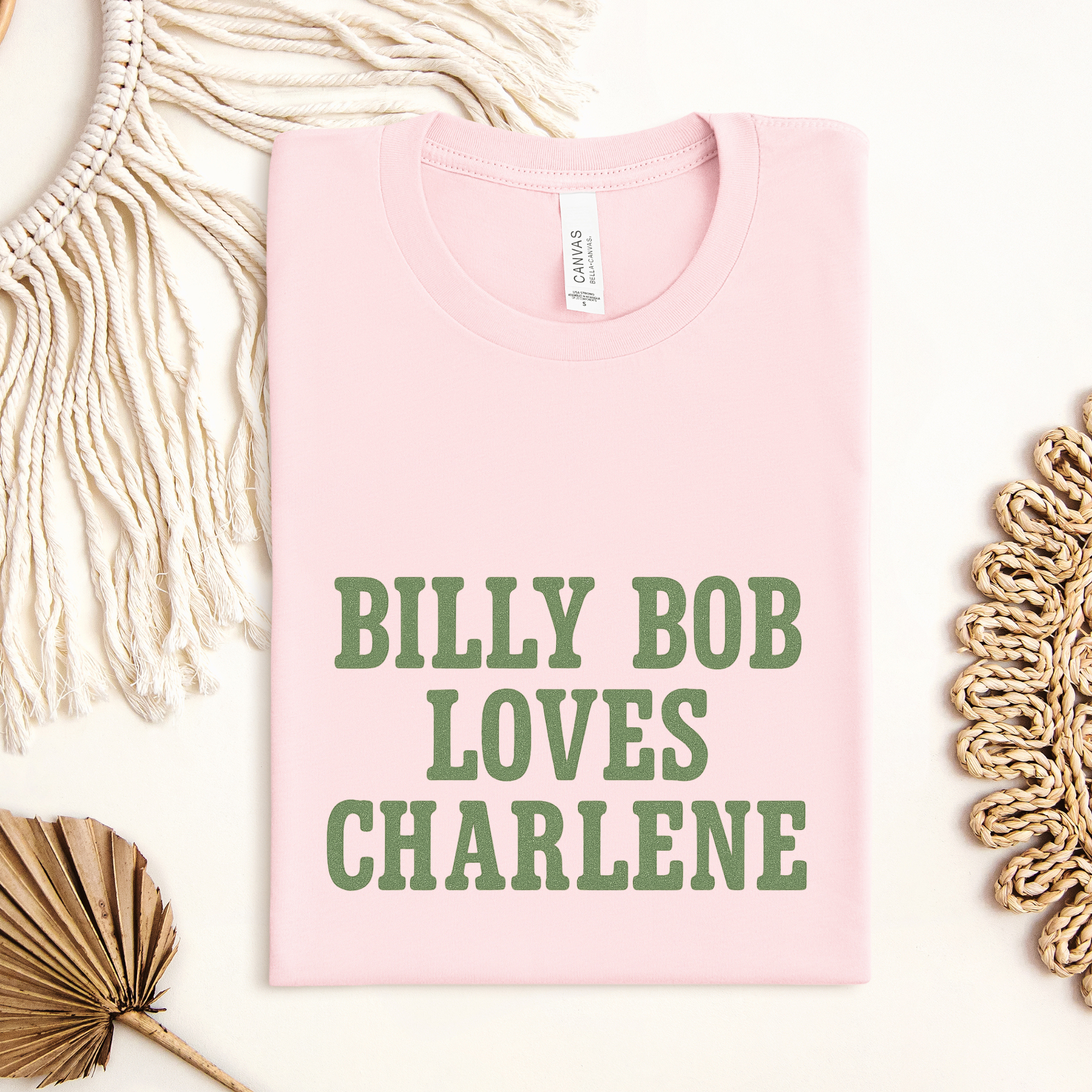 Billy Bob Loves Charlene Country Graphic Tee
