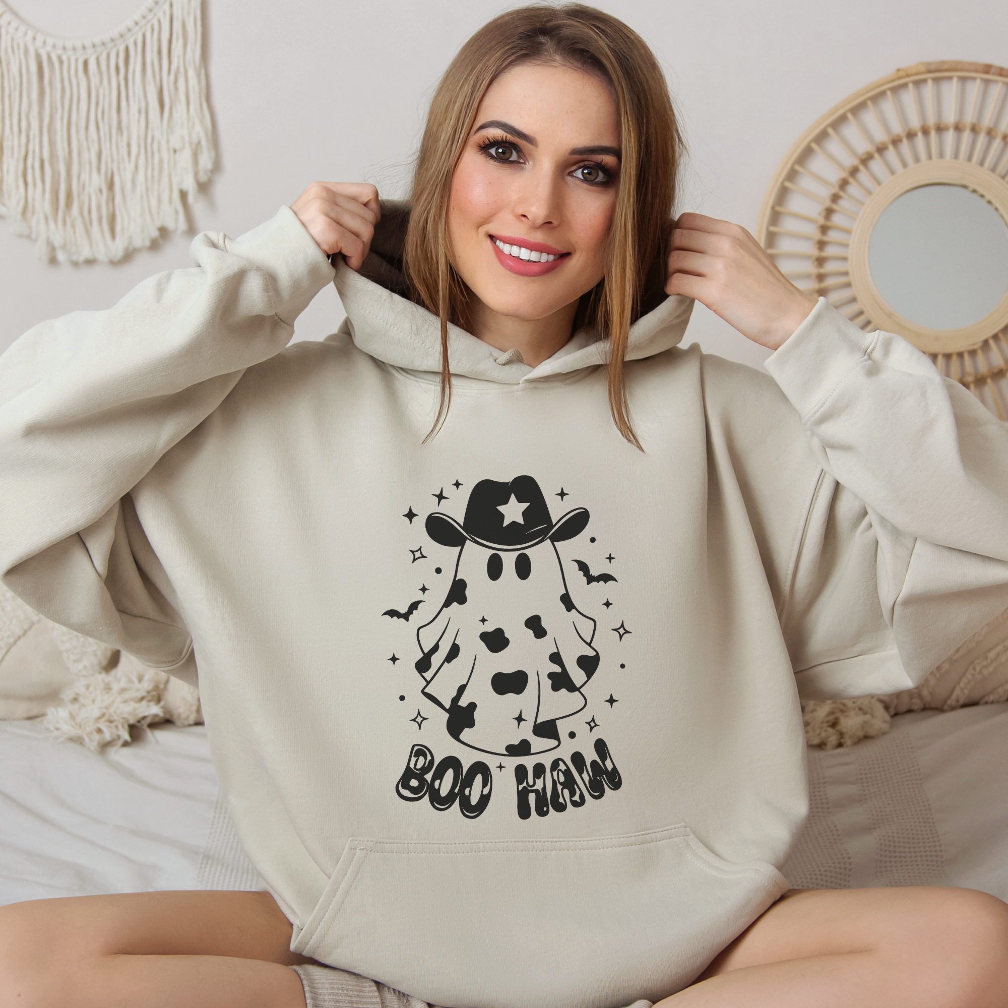 Boo Haw Halloween Graphic Hoodie