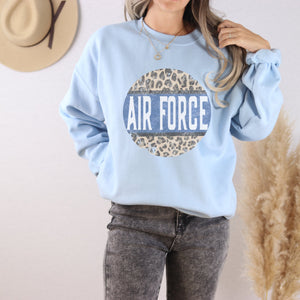 Air Force Cheetah Crewneck Sweatshirt - Trendznmore