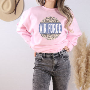 Air Force Cheetah Crewneck Sweatshirt - Trendznmore