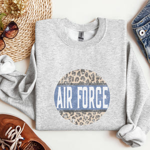 Air Force Cheetah Crewneck Sweatshirt - Trendznmore