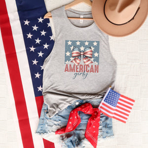 American Girly Bella Canvas Muscle Tank Top - Trendznmore