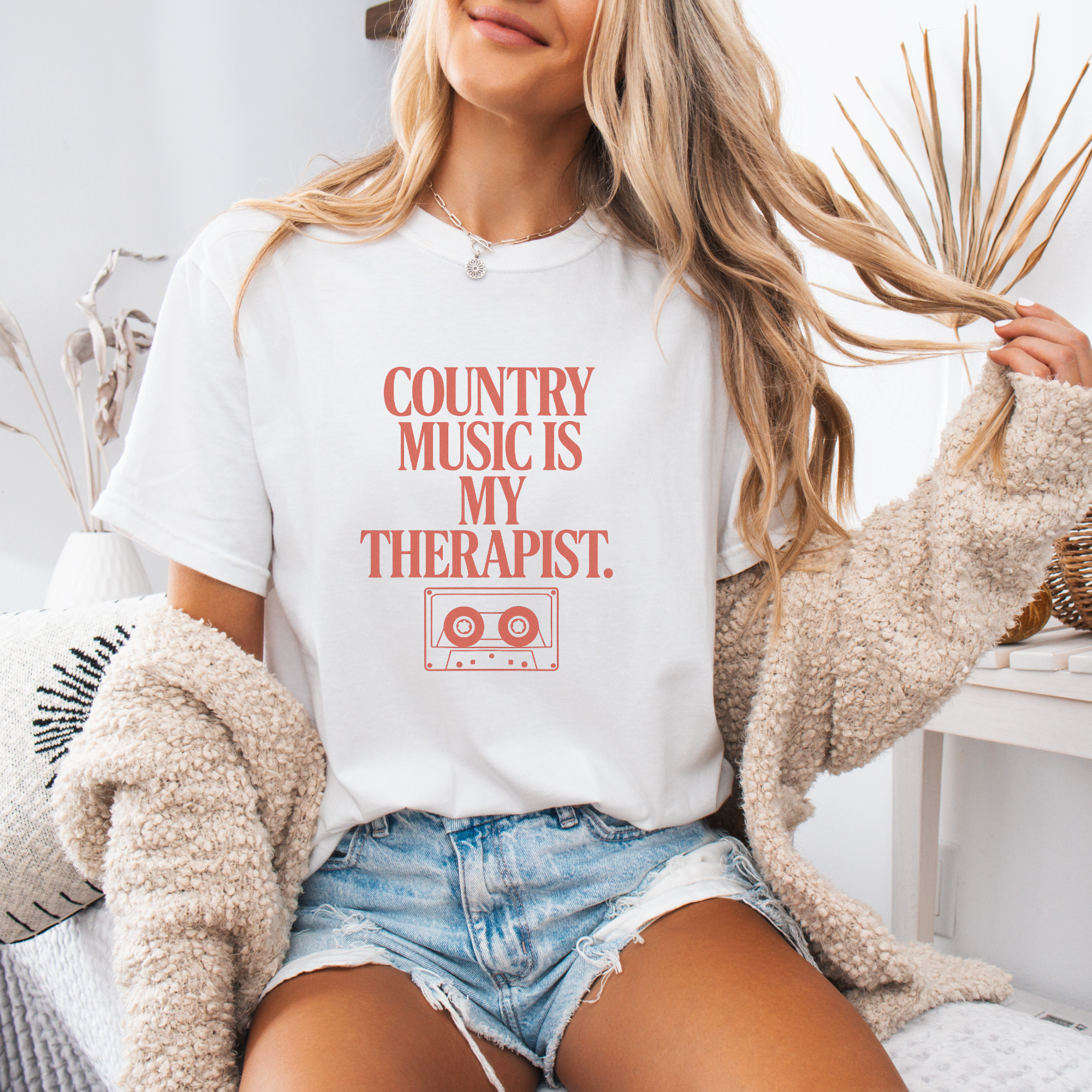 Country Music is My Therapist Graphic Tee