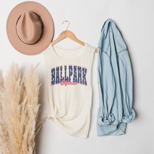 Ballpark Mama Muscle Tank Top - Trendznmore