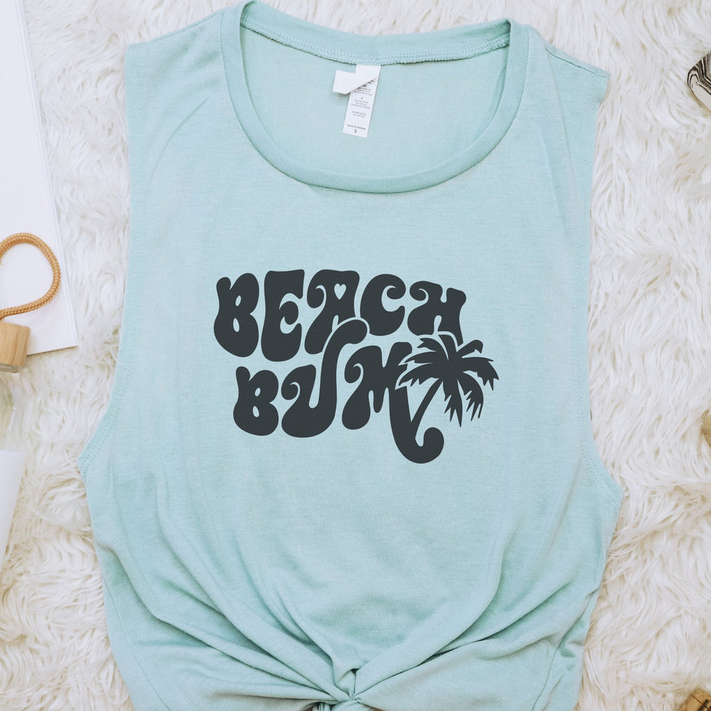 Beach Bum Muscle Tank Top - Trendznmore