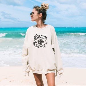 Beach Vibes Graphic Sweatshirt - Trendznmore