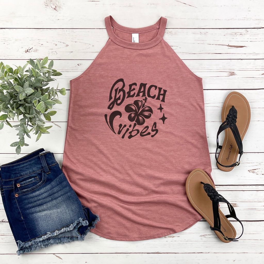 Beach Vibes Rocker Tank - Trendznmore