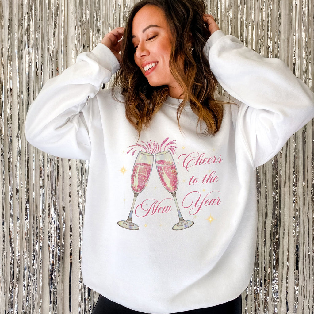 Cheers to the New Year Women's Sweatshirt - Trendznmore