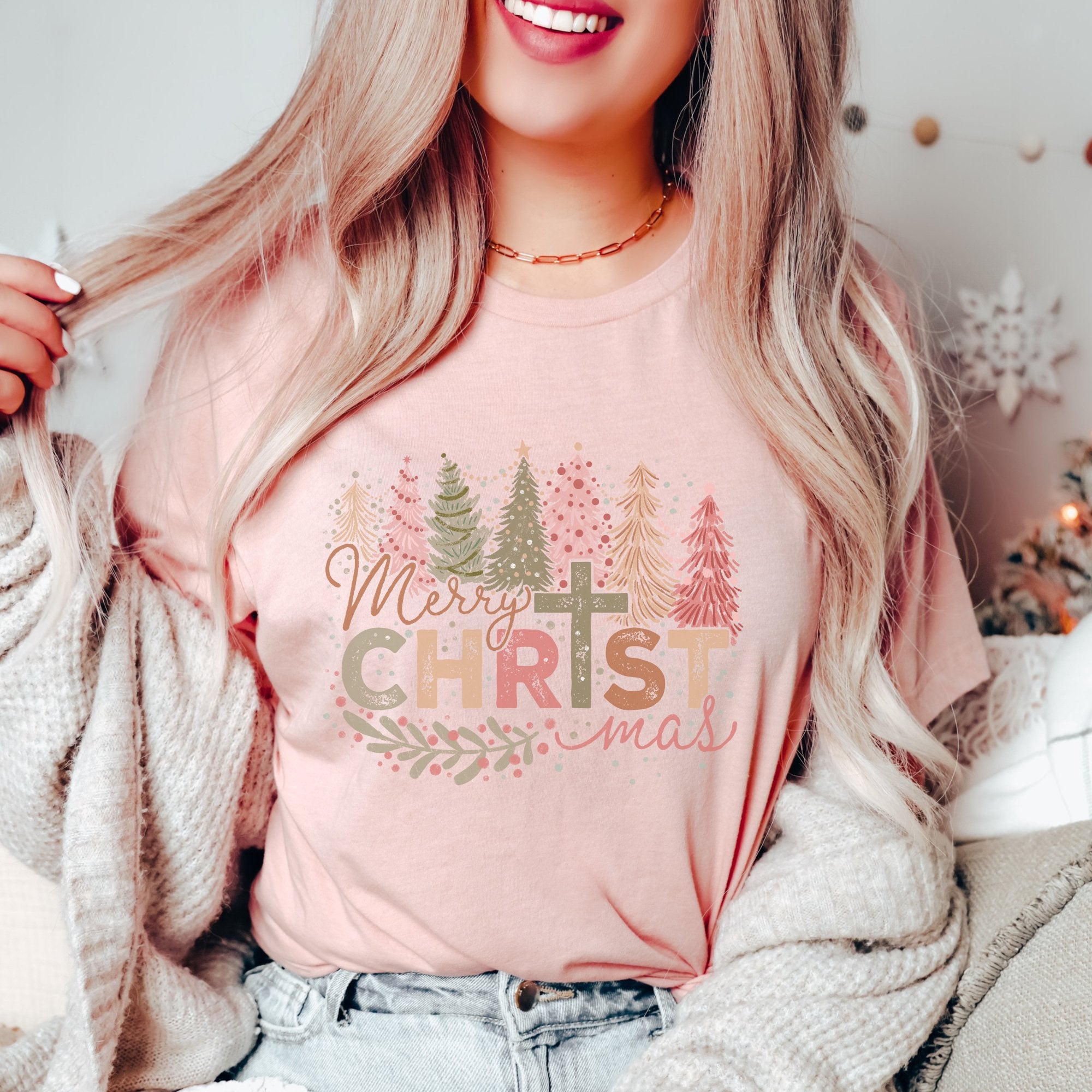 Christian Merry Christmas Women's T-shirt - Trendznmore