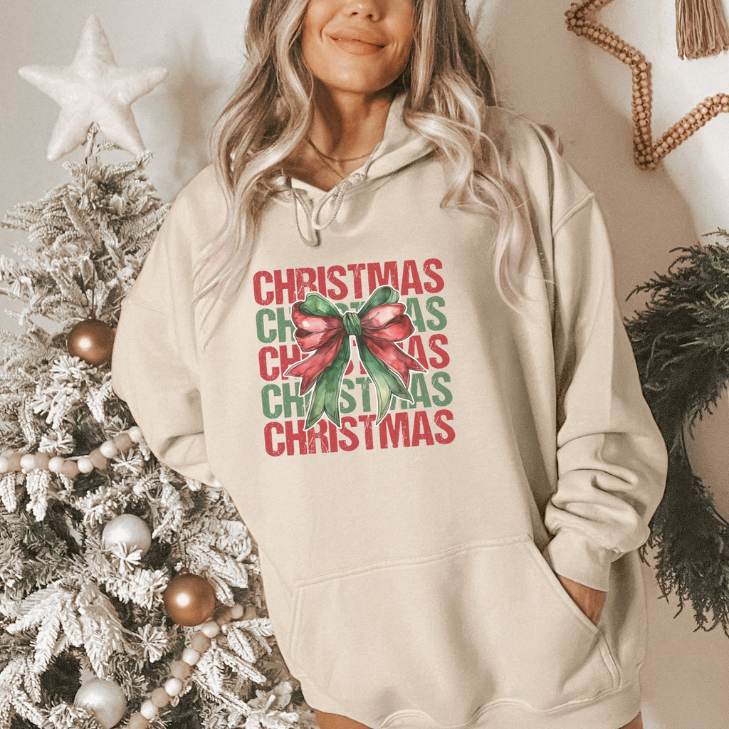 Christmas Coquette Women's Hoodie - Trendznmore