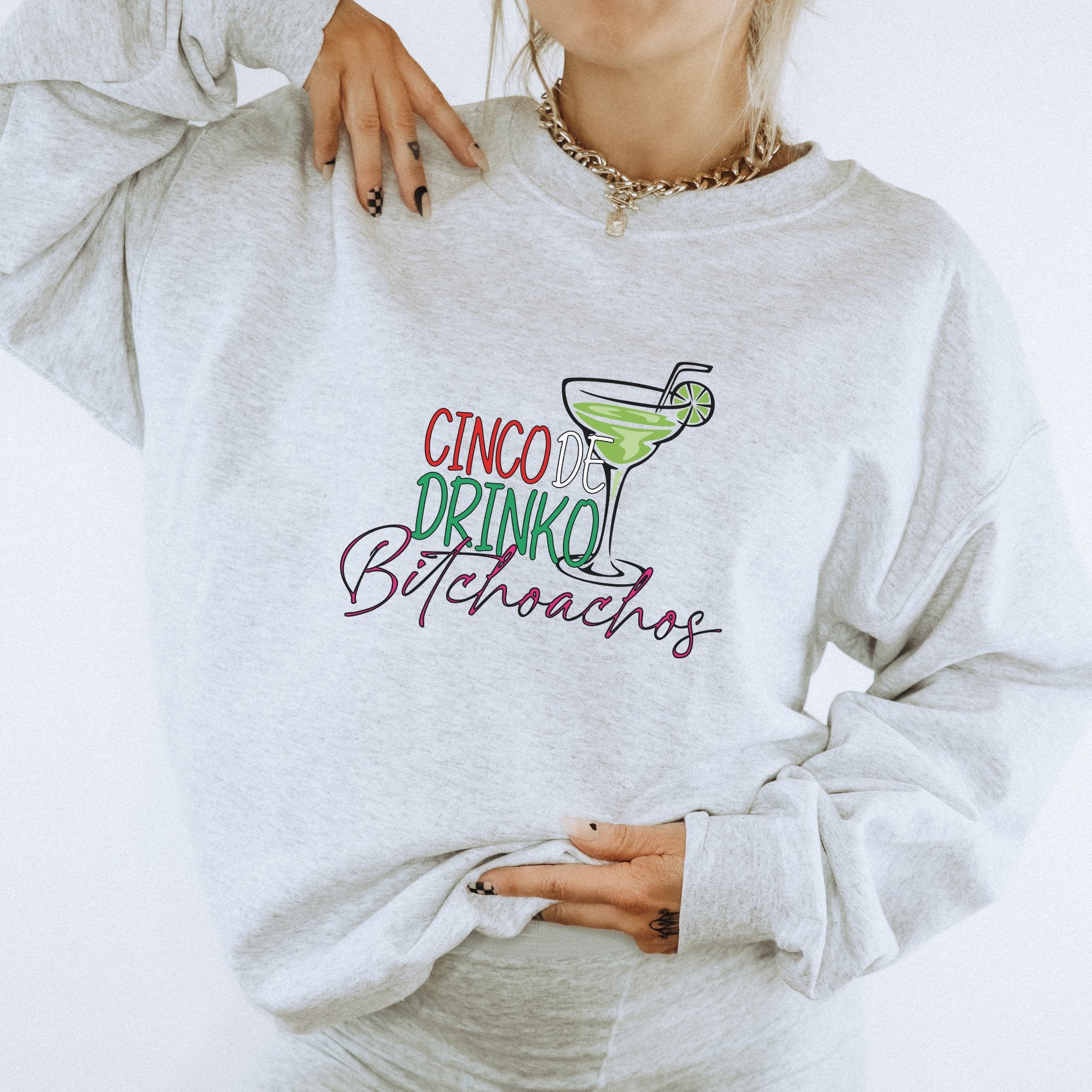 Cinco De Drinko Crewneck Sweatshirt - Trendznmore