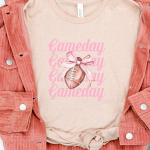 Coquette Game Day Football T - Shirt - Trendznmore