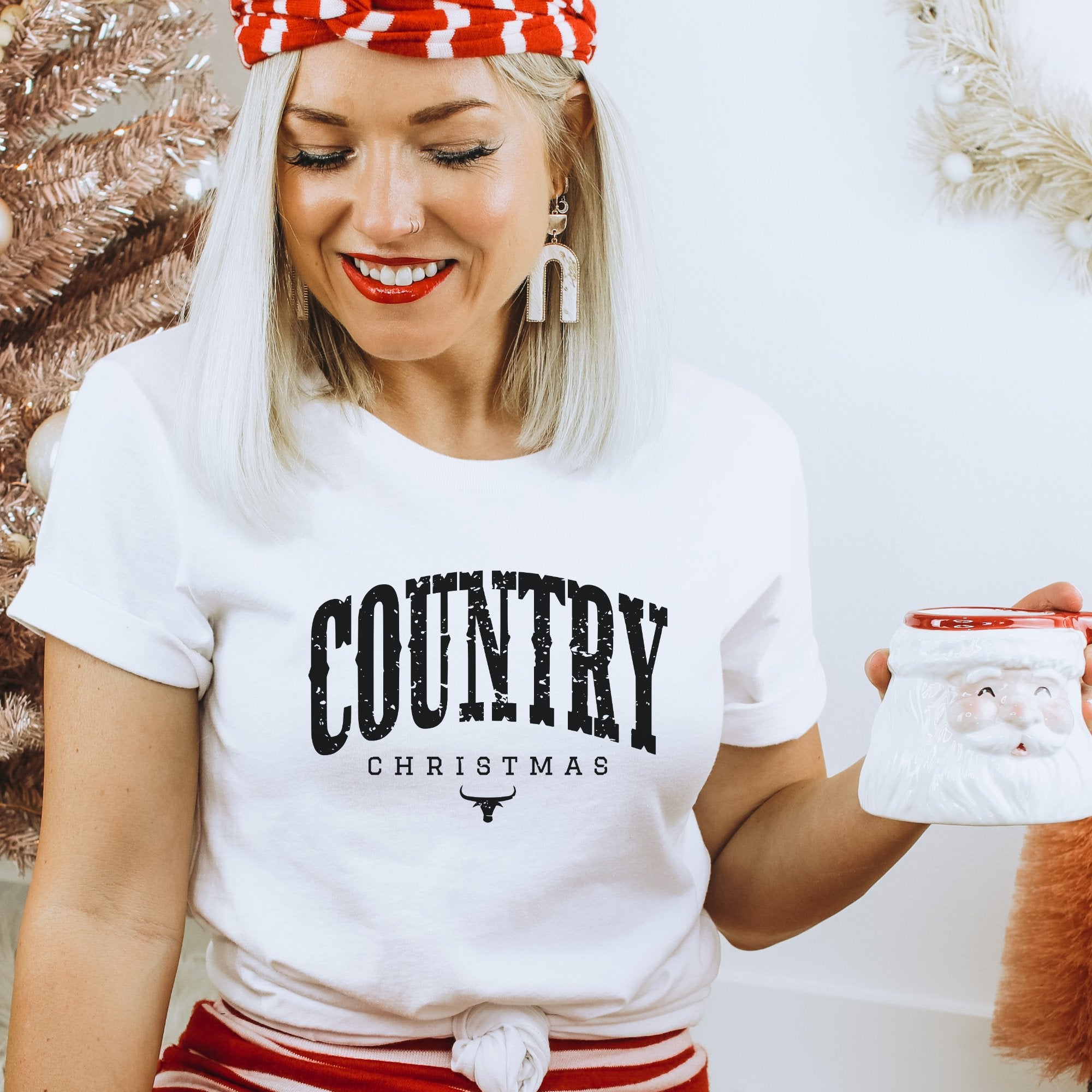 Country Christmas Western Women's T - shirt - Trendznmore