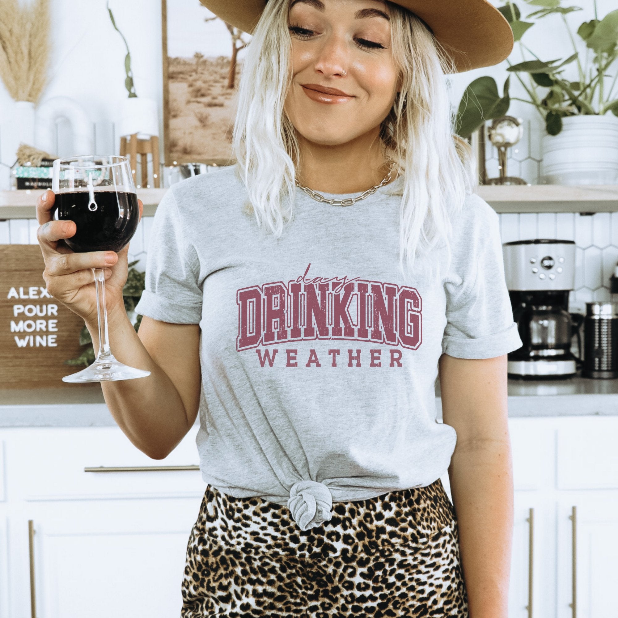 Day Drinking Weather Graphic Tee - Trendznmore