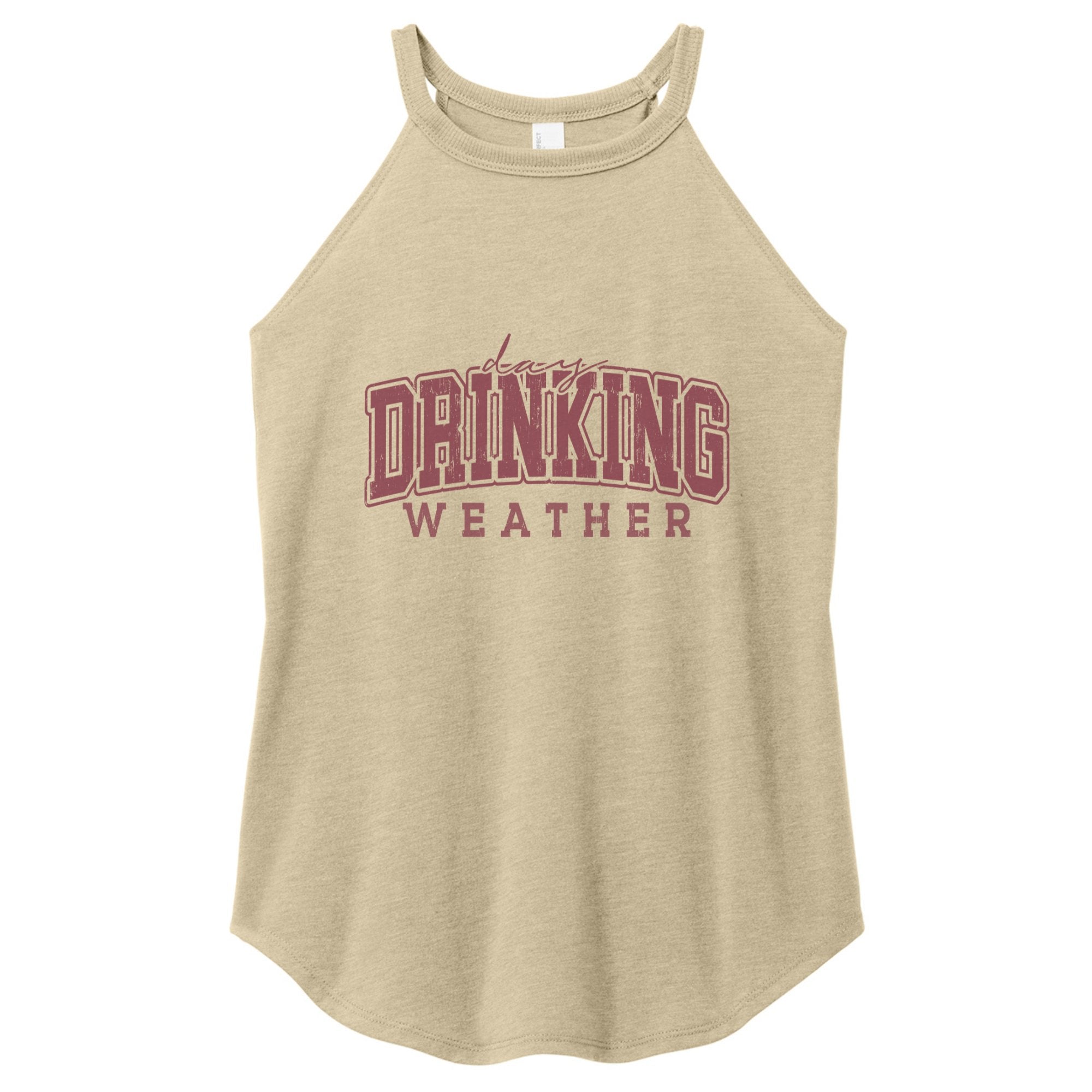 Day Drinking Weather Women's Rocker Tank - Trendznmore