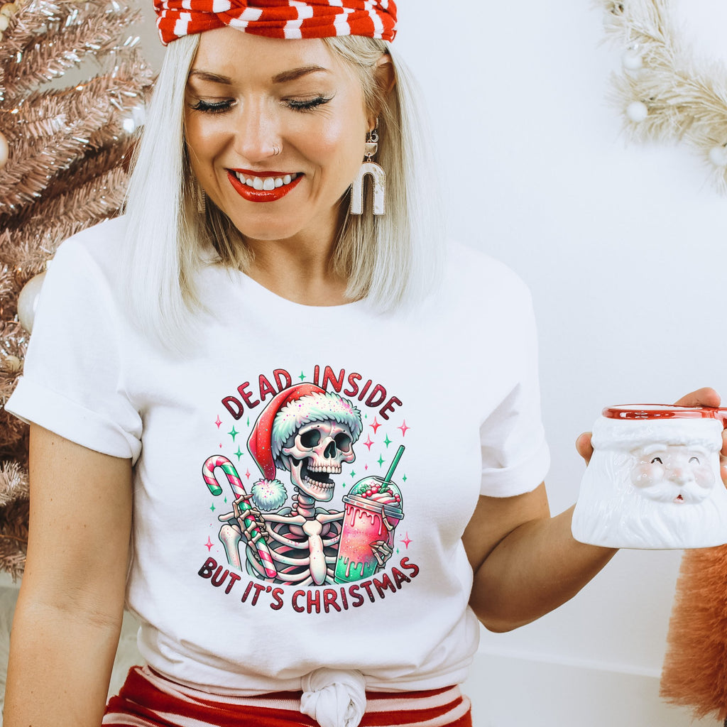 Dead Inside but It's Christmas Women's T-shirt - Trendznmore