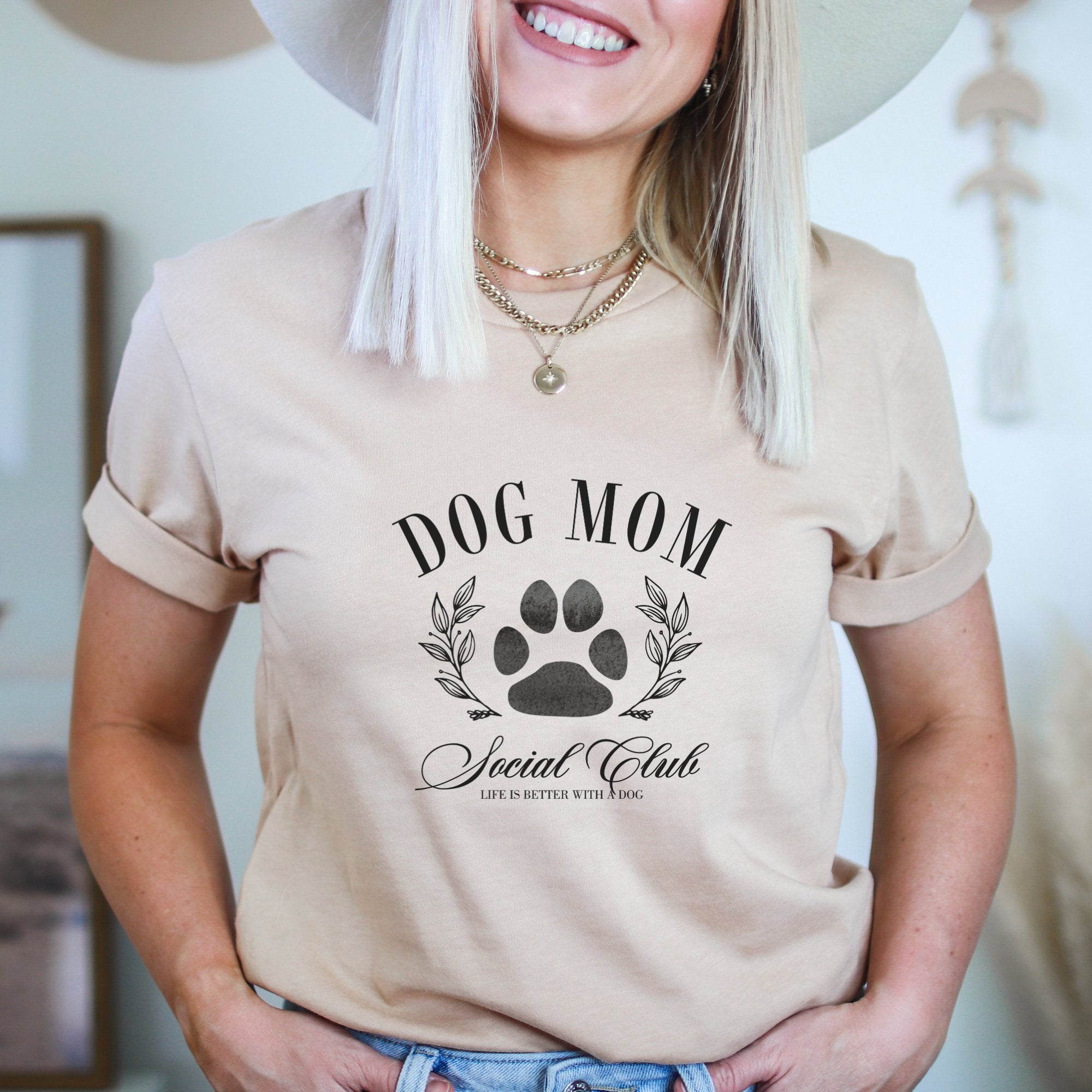 Dog Mom Social Club T-Shirt - Trendznmore