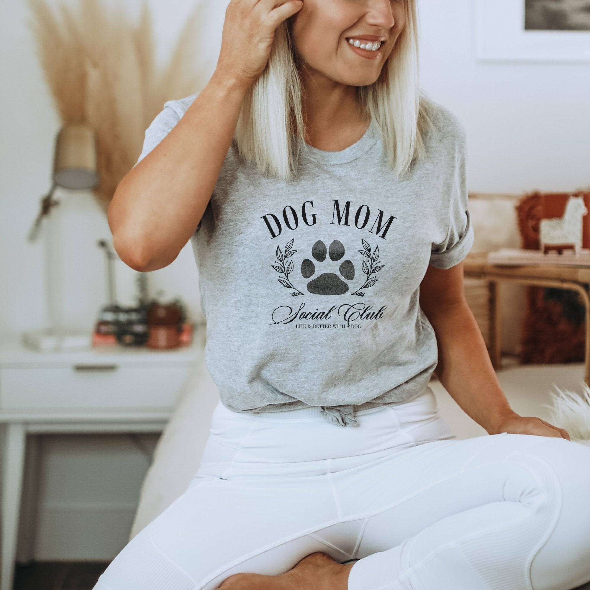 Dog Mom Social Club T-Shirt - Trendznmore
