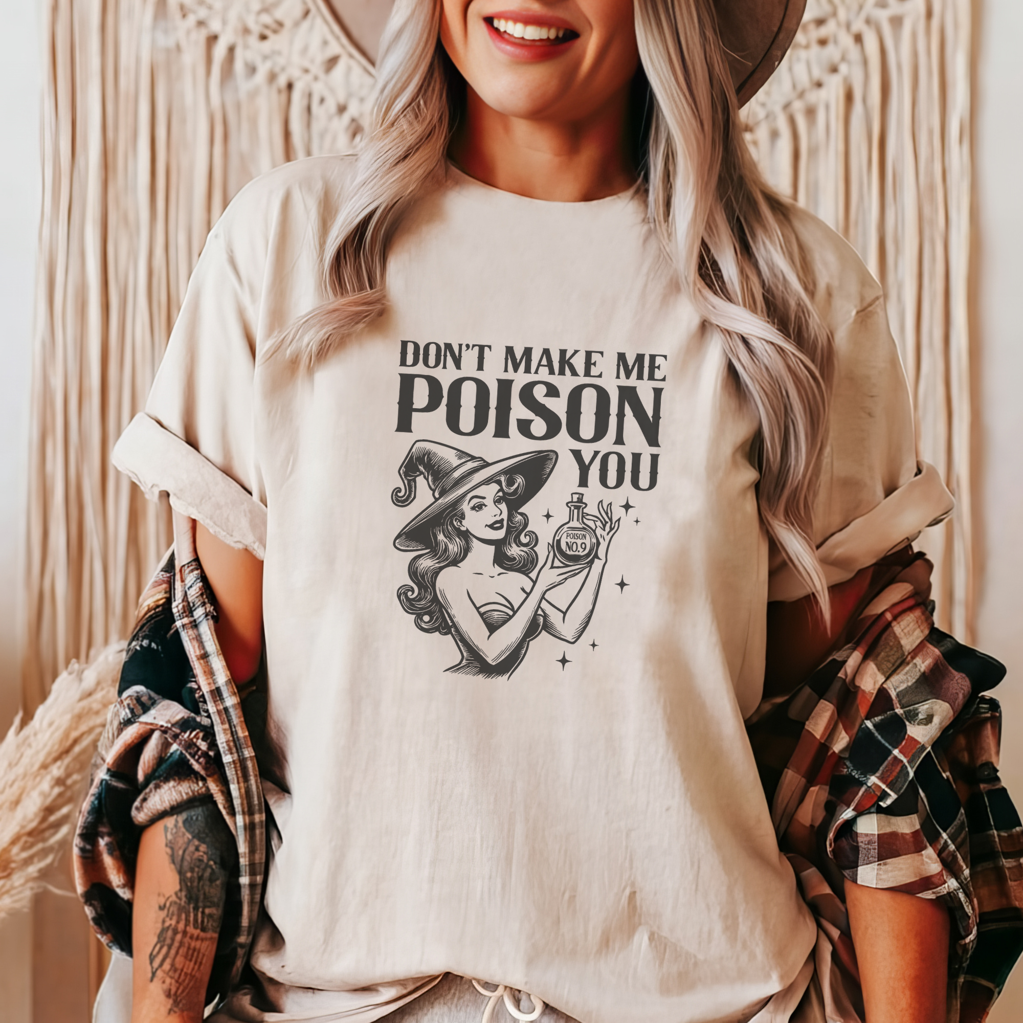 Don't Make Me Poison You Halloween Graphic T-Shirt