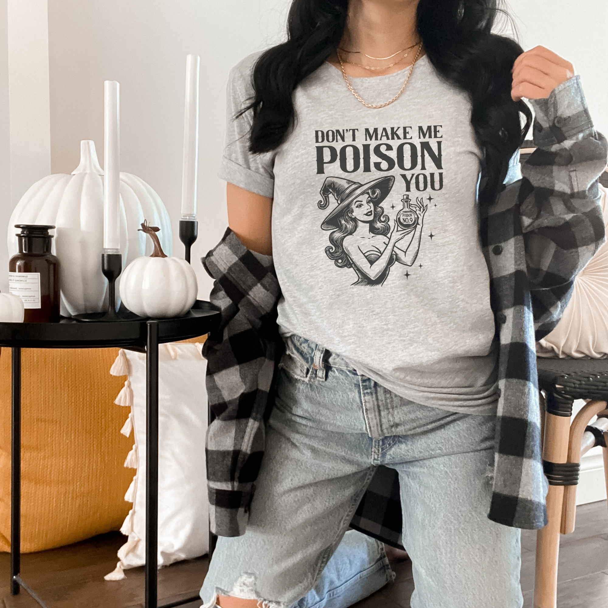 Don't Make Me Poison You Halloween Graphic T-Shirt