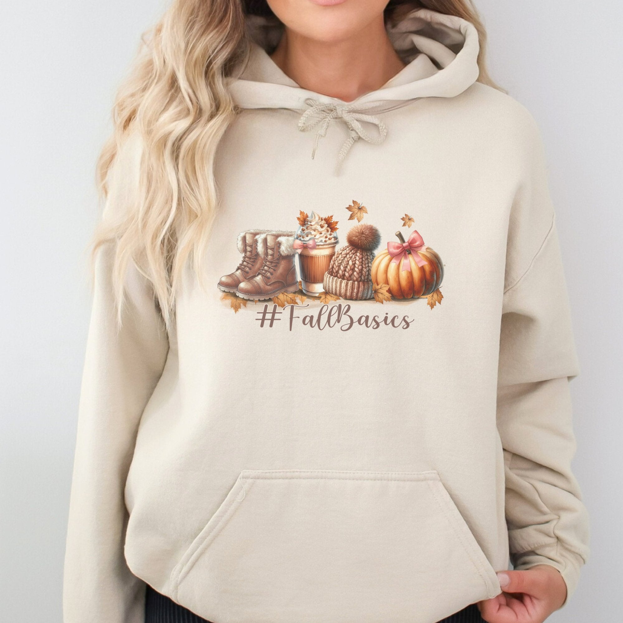 Fall Basics Graphic Hoodie - Trendznmore