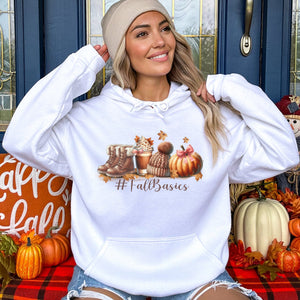 Fall Basics Graphic Hoodie - Trendznmore