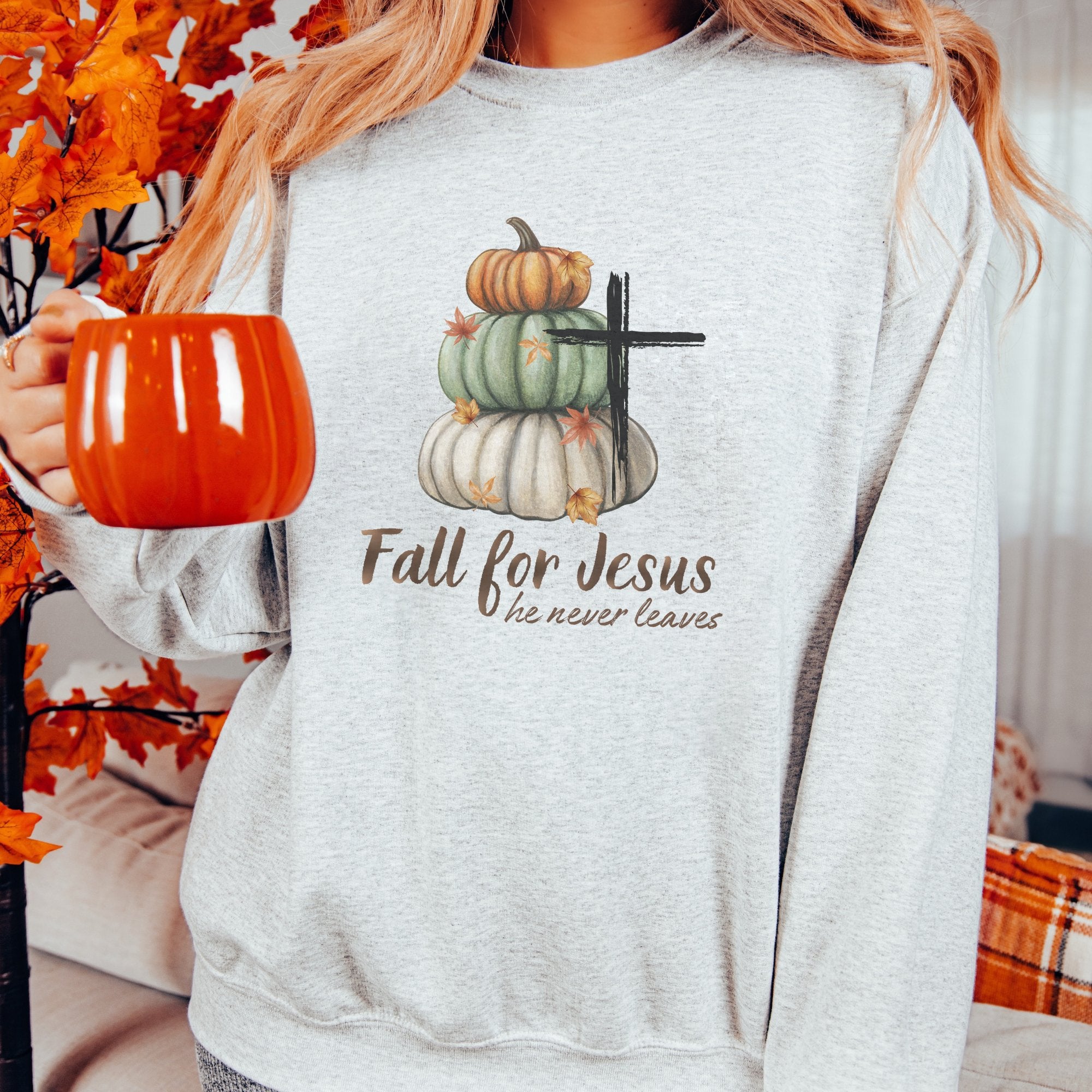 Fall for Jesus Women's Sweatshirt - Trendznmore