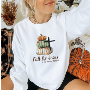 Fall for Jesus Women's Sweatshirt - Trendznmore